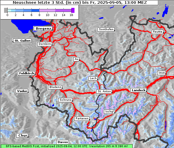 Neuschnee, 5. 9. 2025