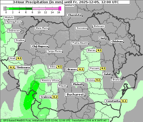 Niederschlag, 5. 12. 2025