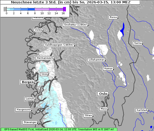 Neuschnee, 15. 3. 2026