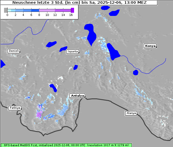 Neuschnee, 6. 12. 2025