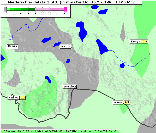 Niederschlag, 6. 11. 2025