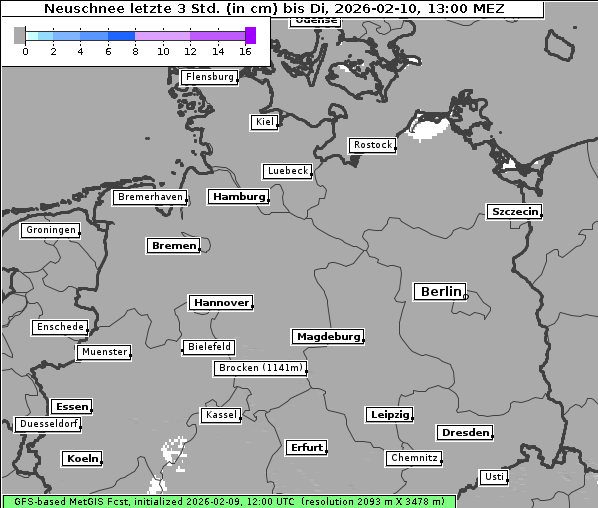 Neuschnee, 10. 2. 2026