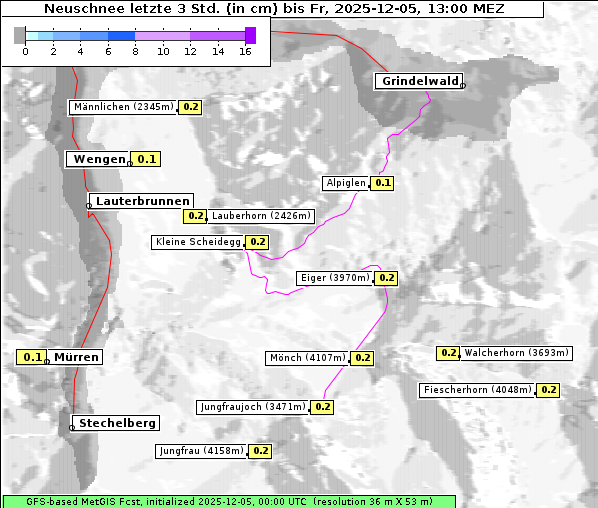 Neuschnee, 5. 12. 2025
