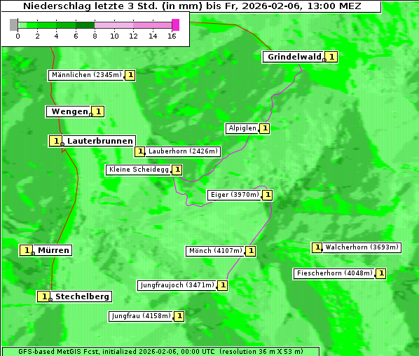 Niederschlag, 6. 2. 2026
