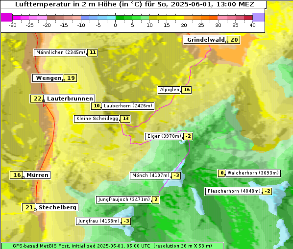 Temperatur, 1. 6. 2025