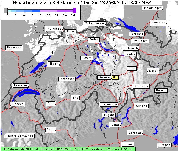 Neuschnee, 15. 2. 2026