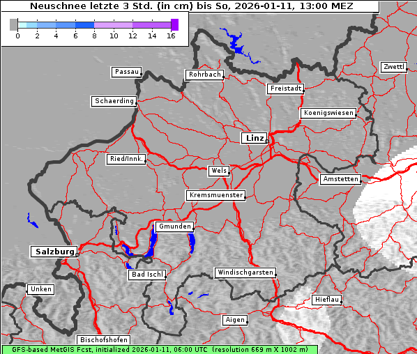 Neuschnee, 11. 1. 2026