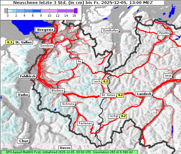 Neuschnee, 5. 12. 2025