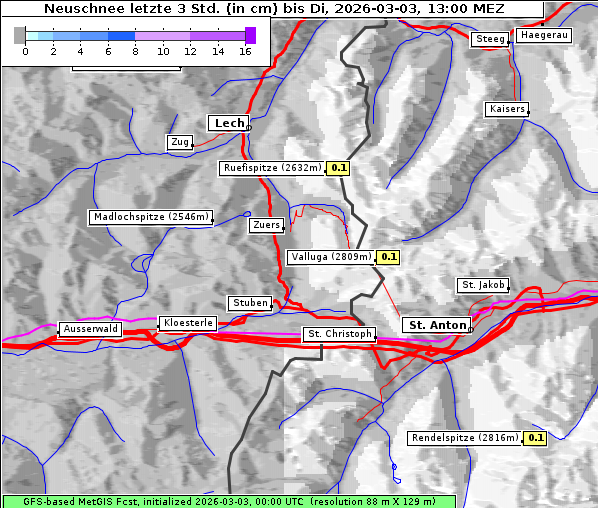 Neuschnee, 3. 3. 2026
