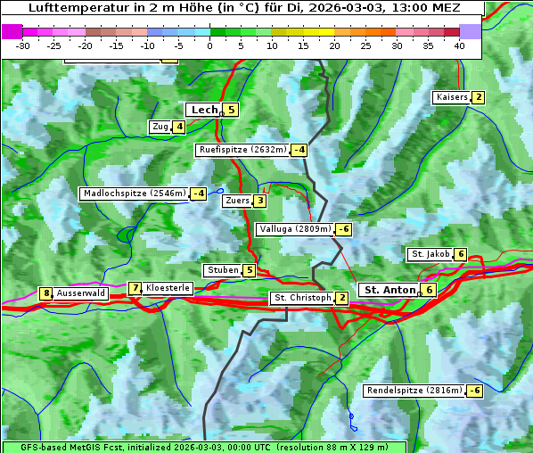 Temperatur, 3. 3. 2026
