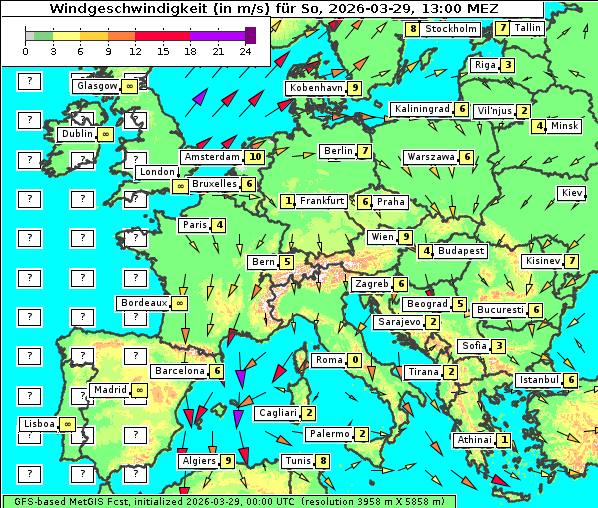 Wind, 29. 3. 2026