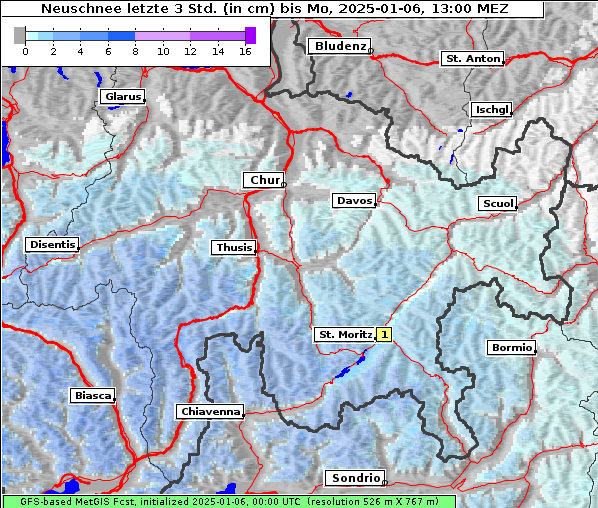 Neuschnee, 6. 1. 2025