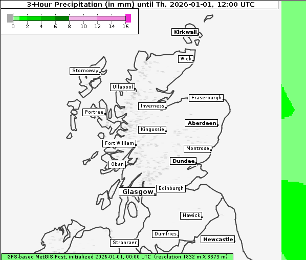 Niederschlag, 1. 1. 2026