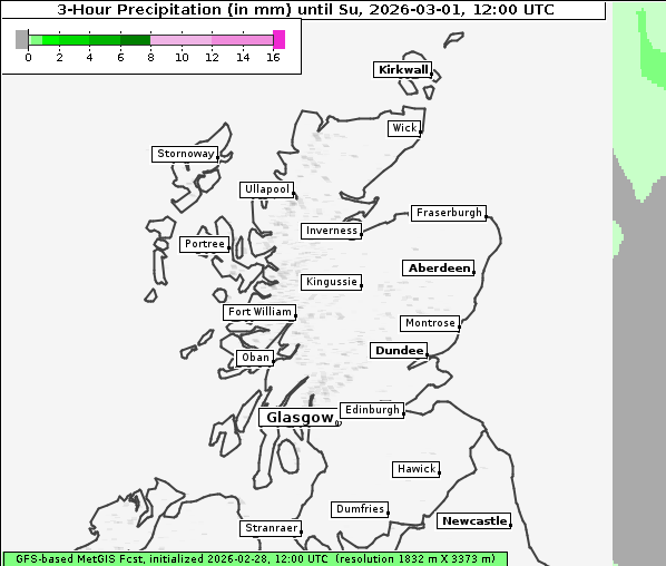 Niederschlag, 1. 3. 2026