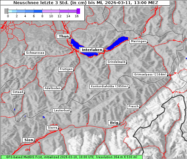 Neuschnee, 11. 3. 2026