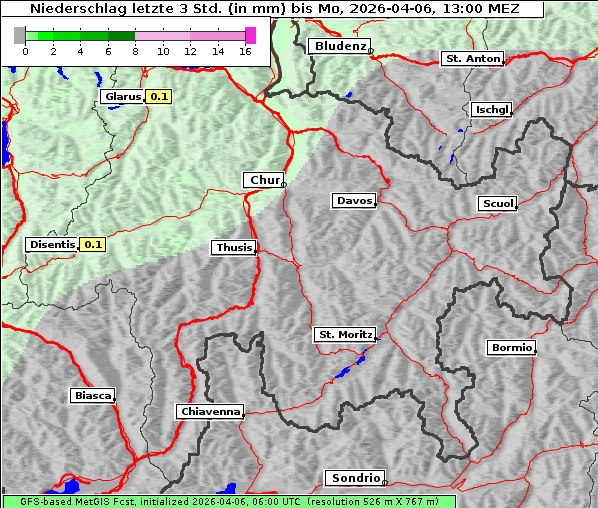 Niederschlag, 6. 4. 2026