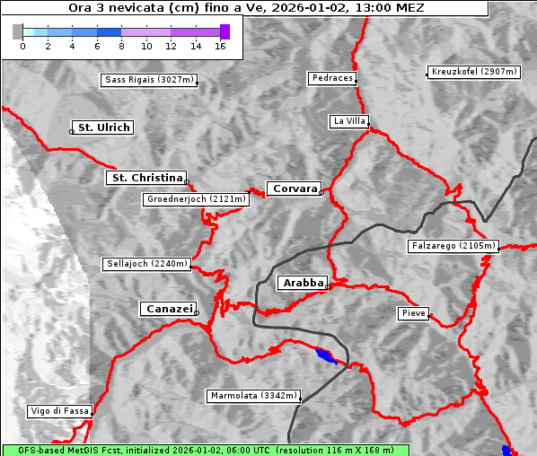 Neuschnee, 2. 1. 2026