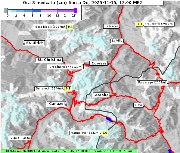 Neuschnee, 16. 11. 2025