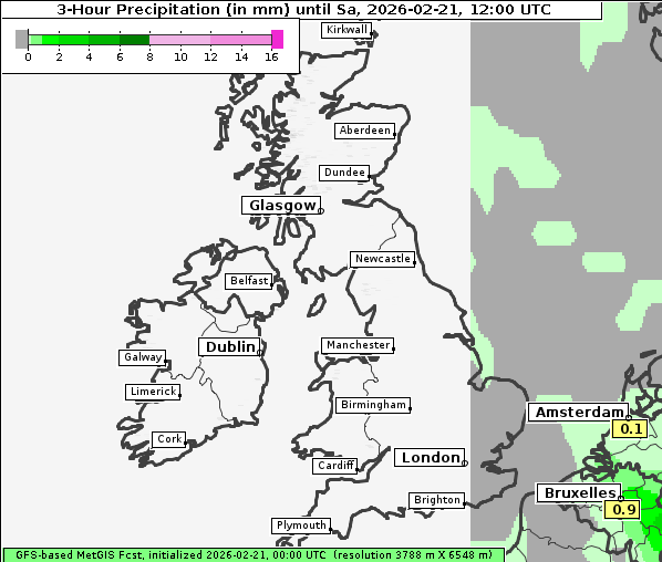 Niederschlag, 21. 2. 2026