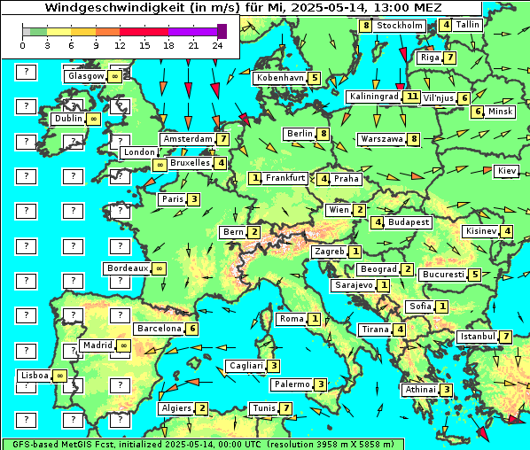 Wind, 14. 5. 2025