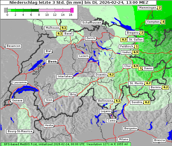 Niederschlag, 24. 2. 2026