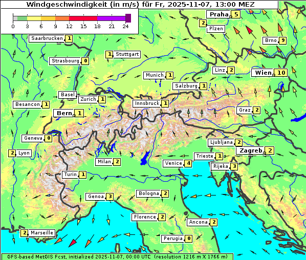 Wind, 7. 11. 2025