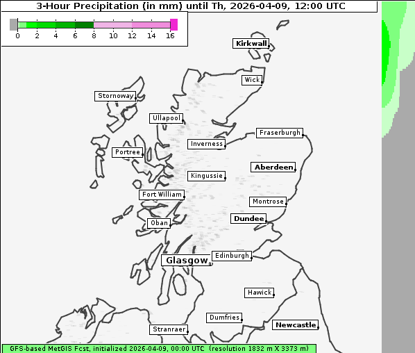 Niederschlag, 9. 4. 2026