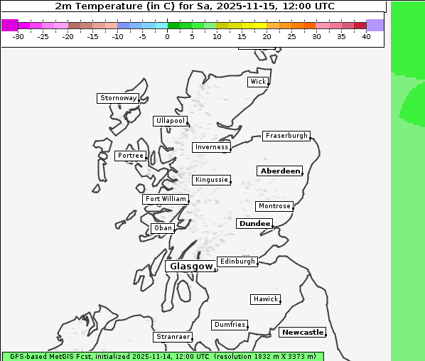 Temperatur, 15. 11. 2025