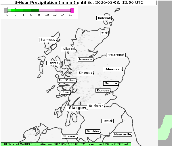 Niederschlag, 8. 3. 2026