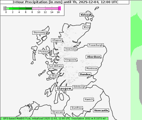 Niederschlag, 4. 12. 2025