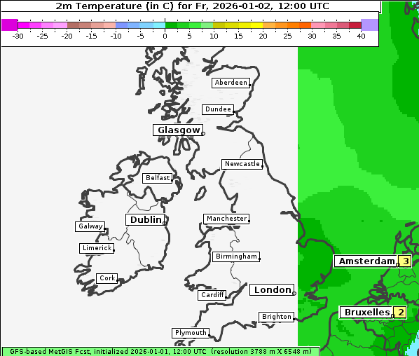 Temperatur, 2. 1. 2026