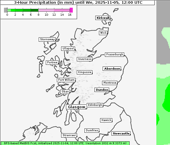 Niederschlag, 5. 11. 2025