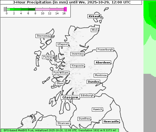 Niederschlag, 29. 10. 2025
