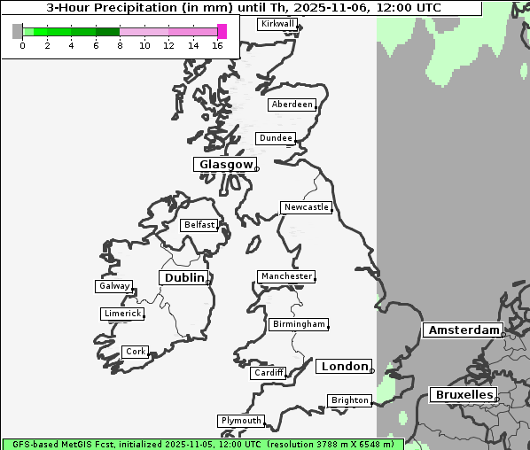 Niederschlag, 6. 11. 2025