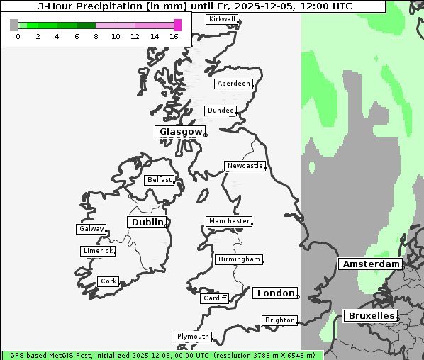 Niederschlag, 5. 12. 2025