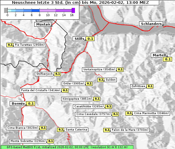 Neuschnee, 2. 2. 2026