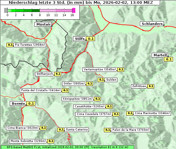 Niederschlag, 2. 2. 2026