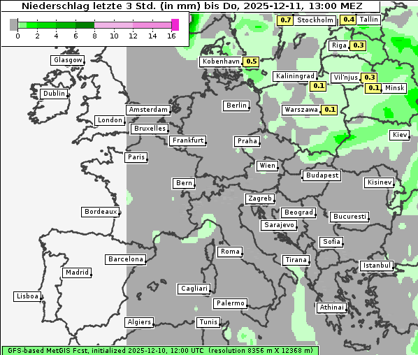 Niederschlag, 11. 12. 2025