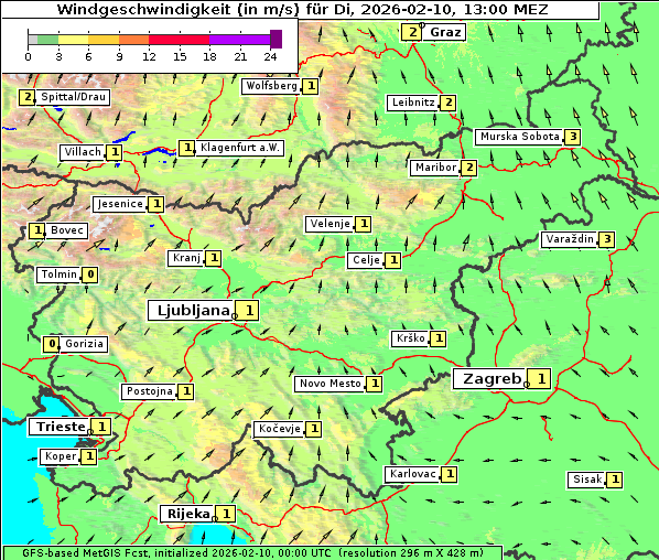Wind, 10. 2. 2026