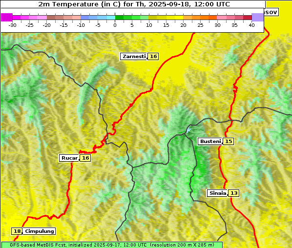 Temperatur, 18. 9. 2025