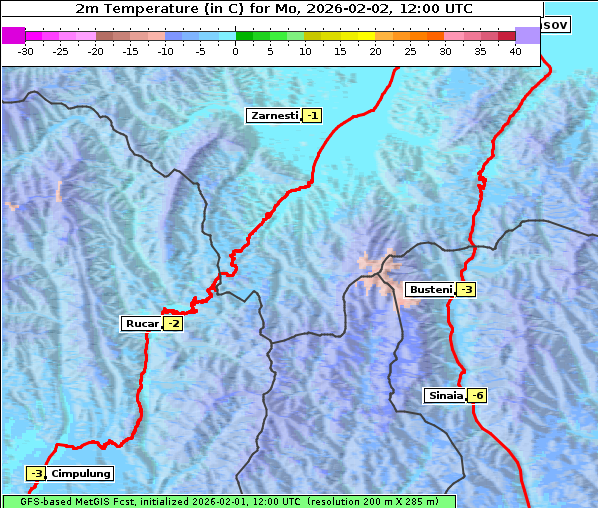 Temperatur, 2. 2. 2026
