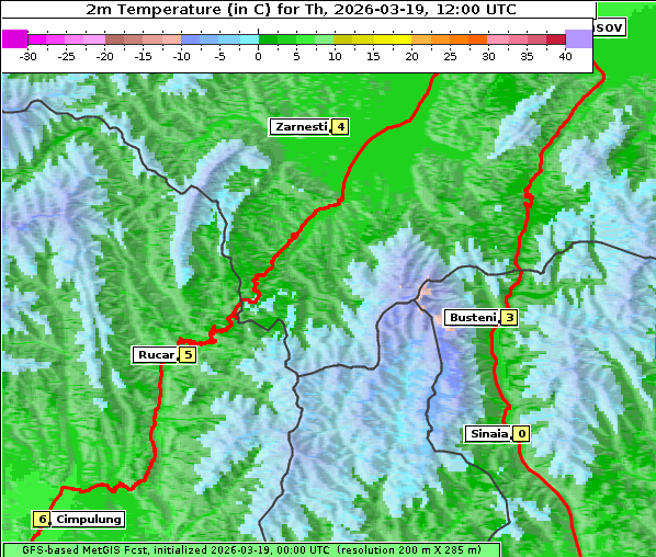 Temperatur, 19. 3. 2026