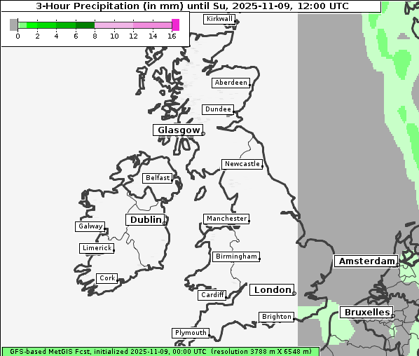 Niederschlag, 9. 11. 2025