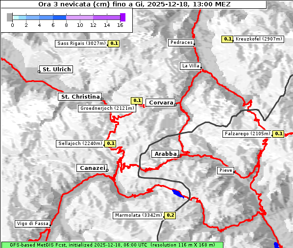 Neuschnee, 18. 12. 2025