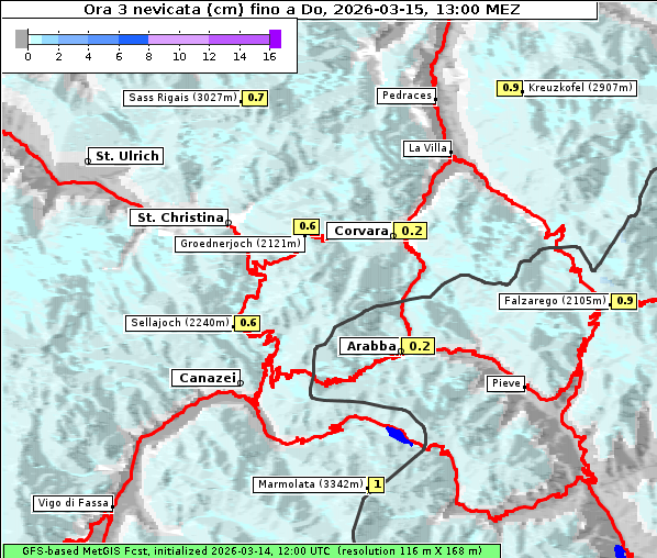 Neuschnee, 15. 3. 2026