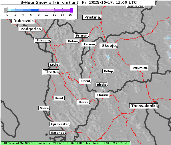 Neuschnee, 17. 10. 2025