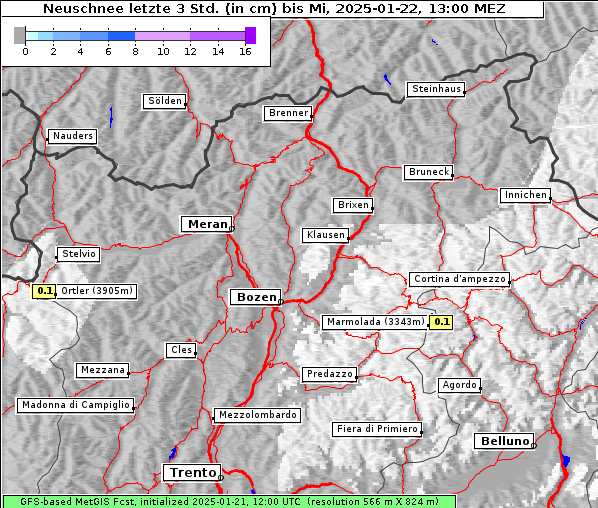 Neuschnee, 22. 1. 2025