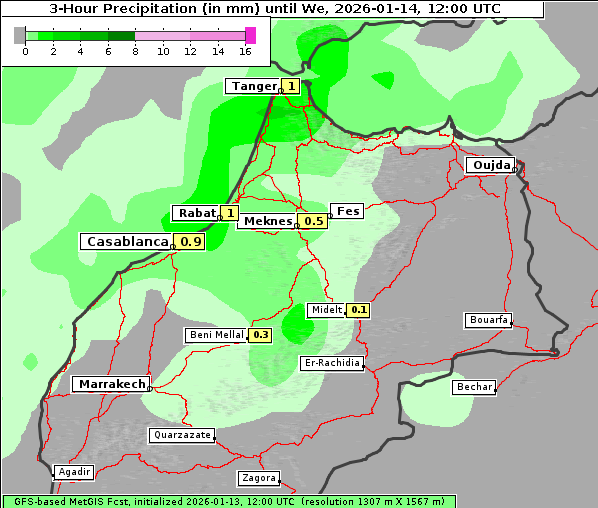 Niederschlag, 14. 1. 2026