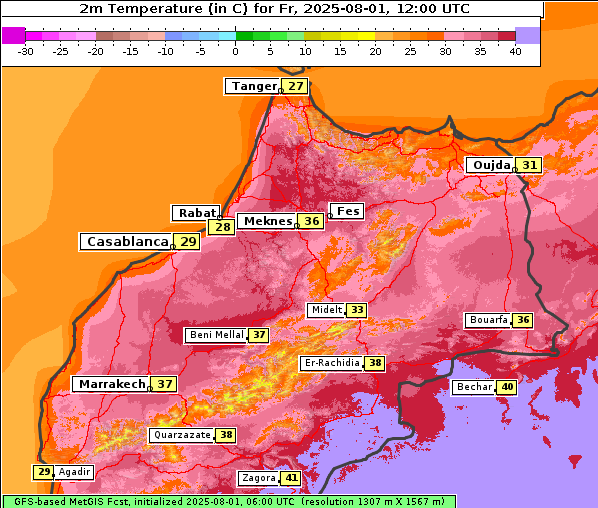 Temperatur, 1. 8. 2025