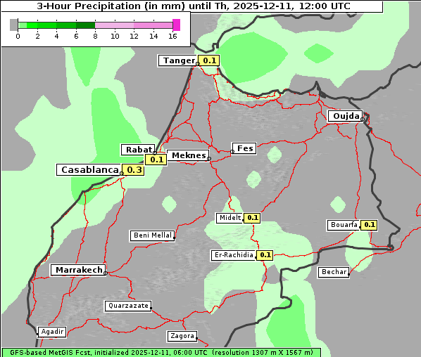 Niederschlag, 11. 12. 2025
